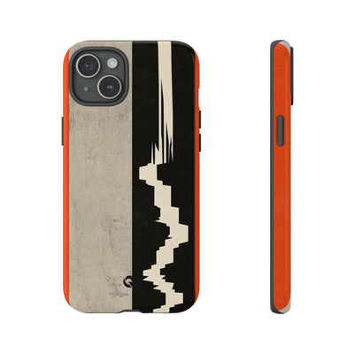 Orange Tough Phone Case for iPhone - Orange Monolith Rift