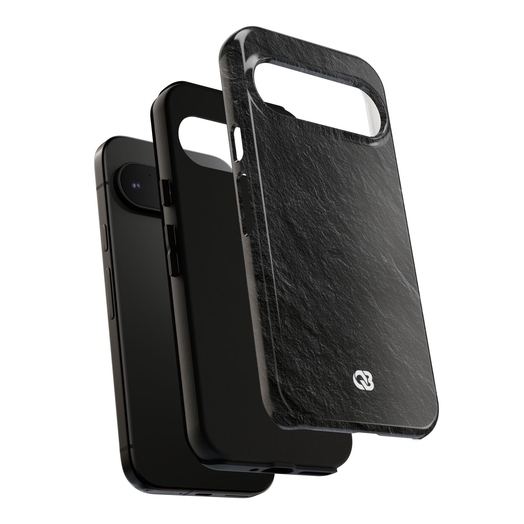Black Tough Phone Case for Google Pixel - Raw Obsidian Slate