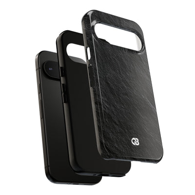 Black Tough Phone Case for Google Pixel - Raw Obsidian Slate