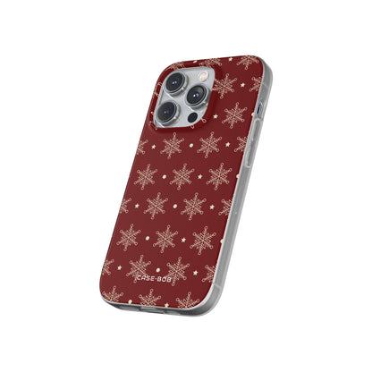 Krem Snefnug Crimson iPhone 14 Pro Cover - Blød