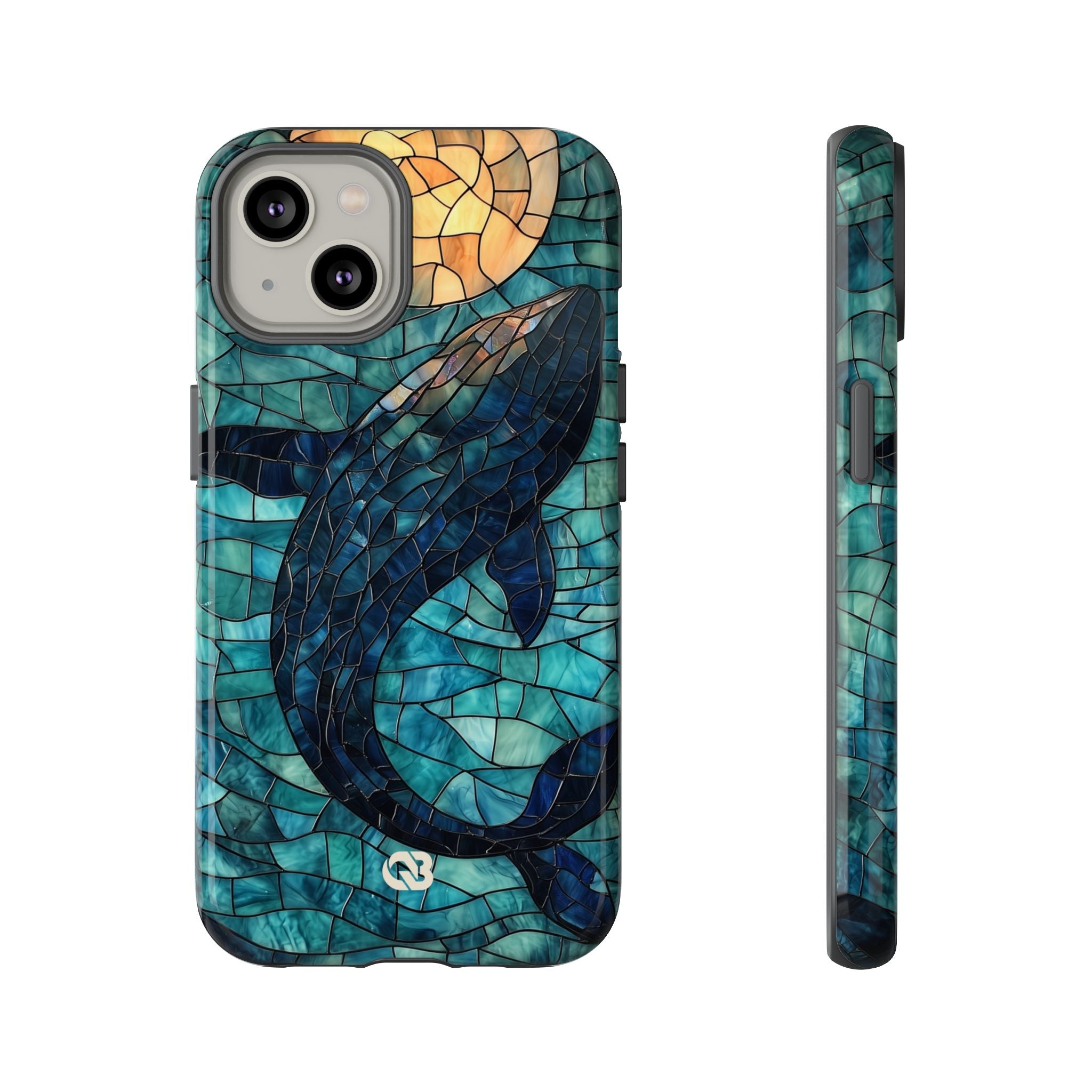 Stained Moon Whale · Tough Fundas para teléfono para iPhone