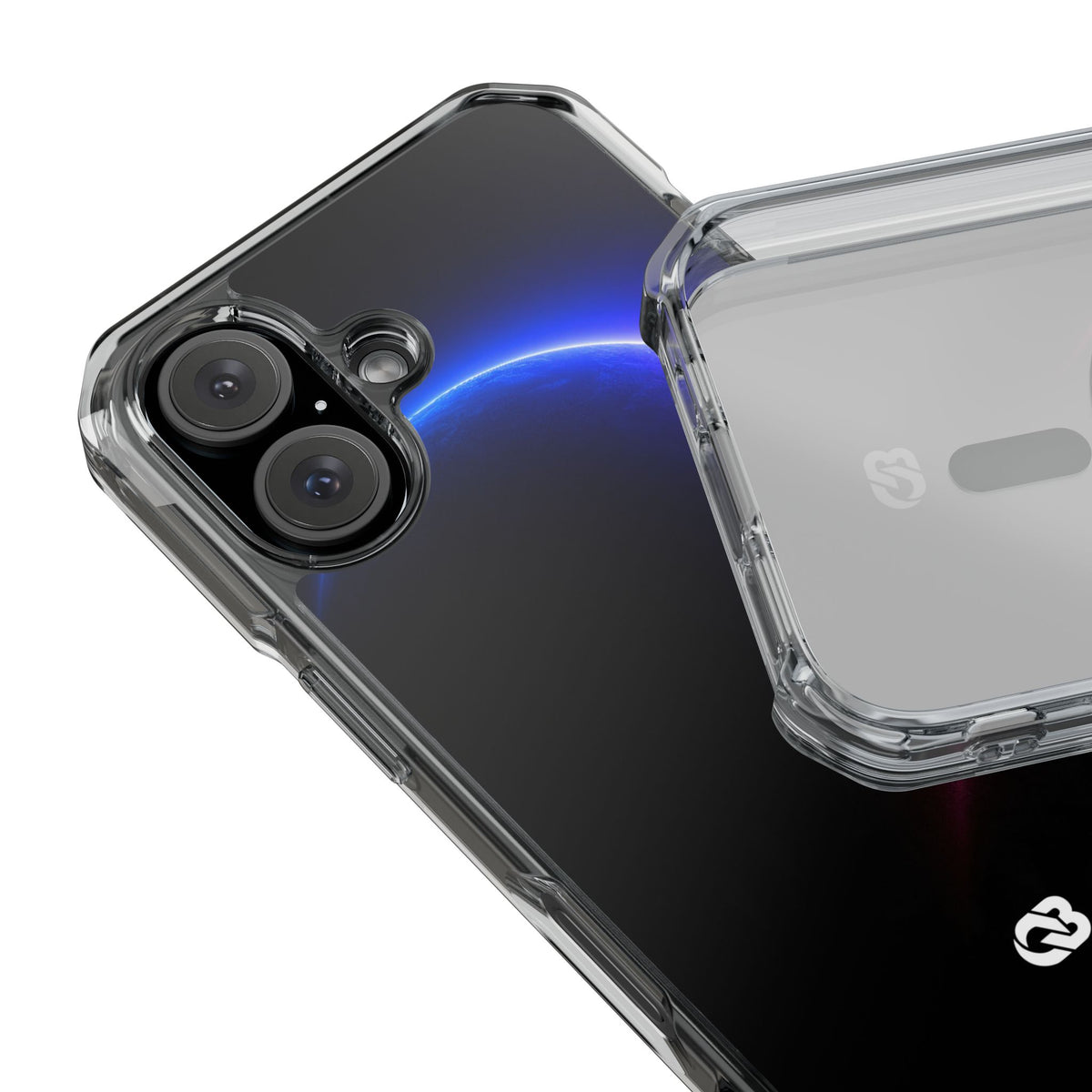 Luminous Eclipse · Clear Impact Magnetic Phone Case for iPhone · Black