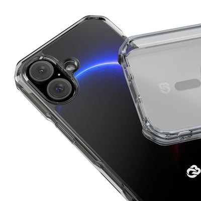 Luminous Eclipse · Clear Impact Magnetic Phone Case for iPhone · Black