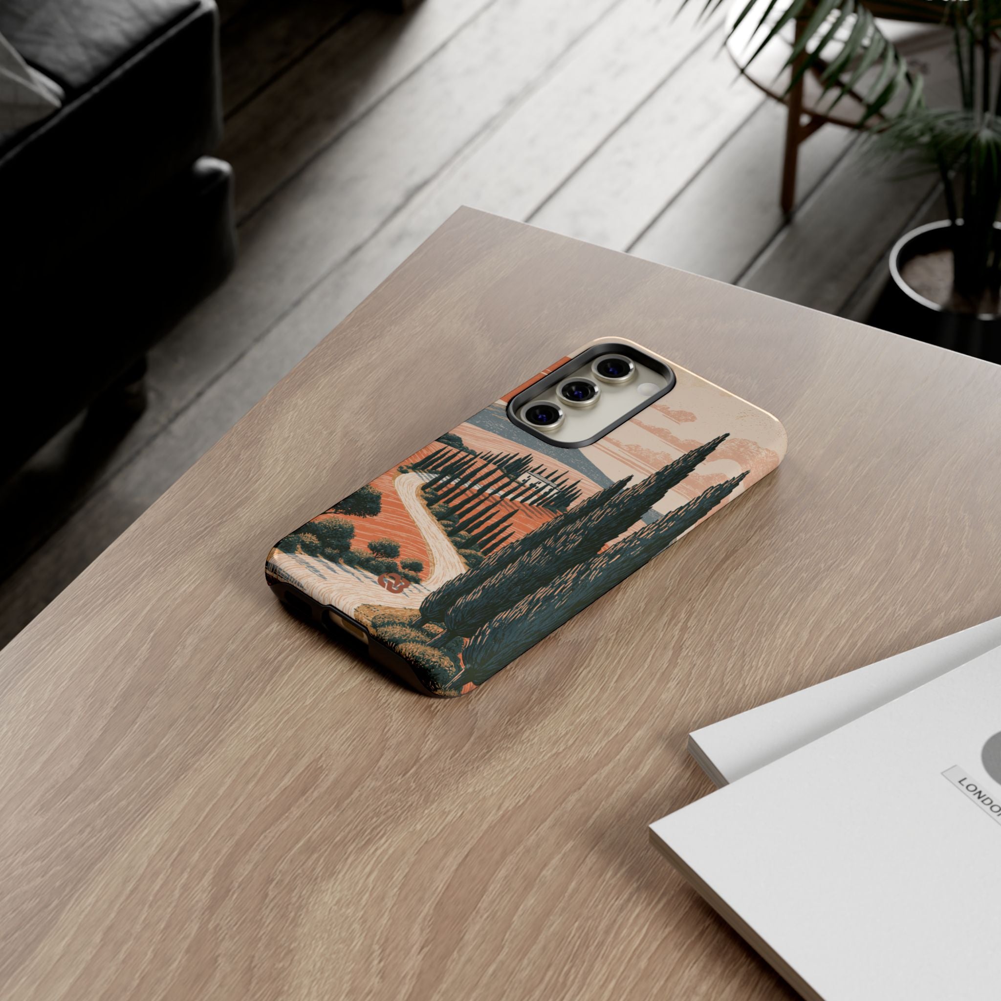 Orange Tough Phone Case for Samsung - Terracotta Ridge Trail