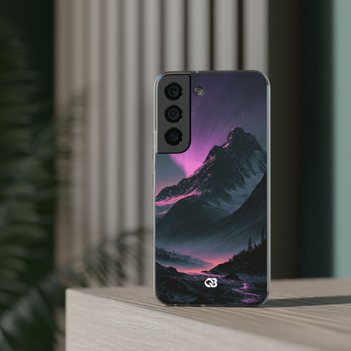 Arctic Aurora Summit · Lite Phone Case for Samsung · Black
