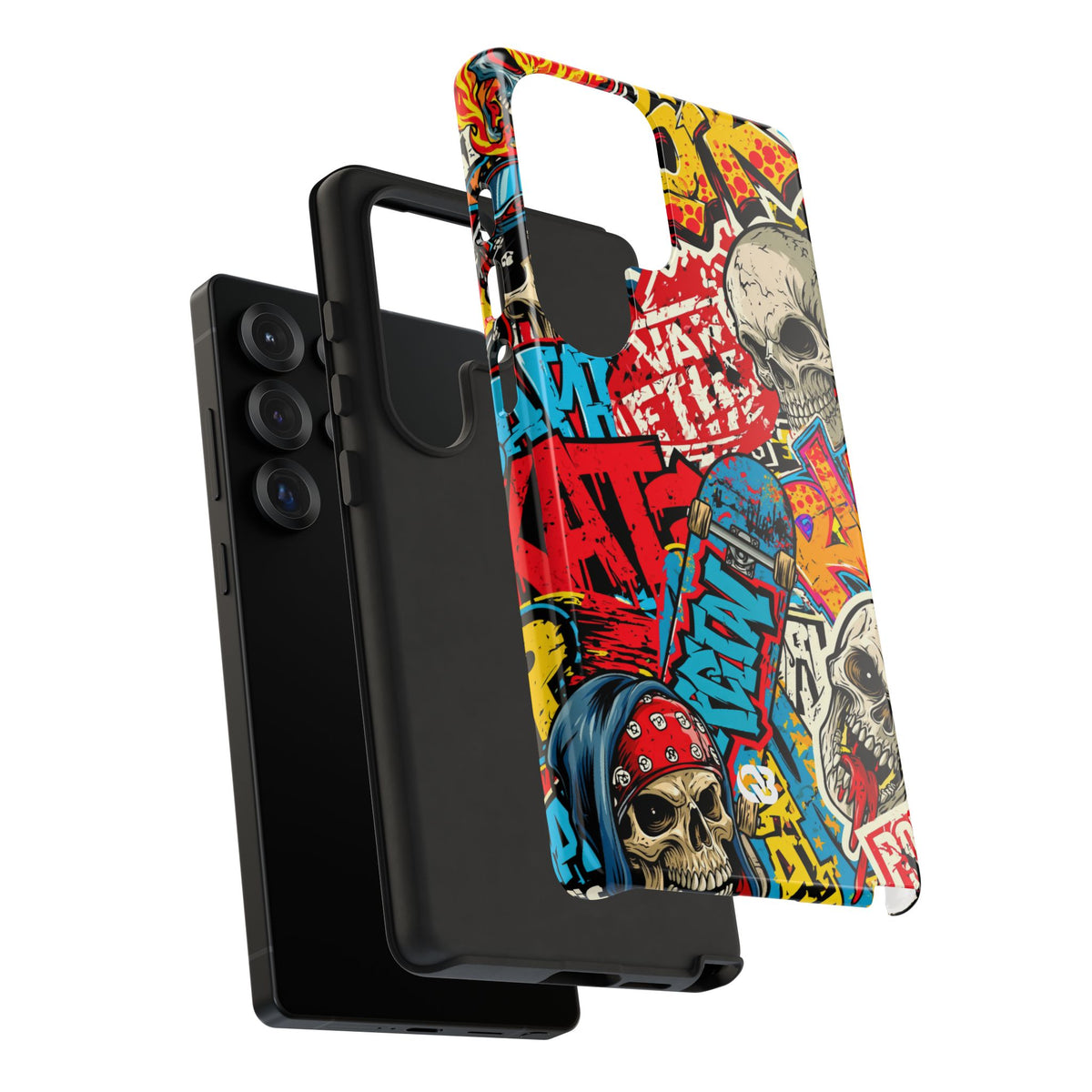 Skate Skull Riot · Tough Phone Case for Samsung · Red
