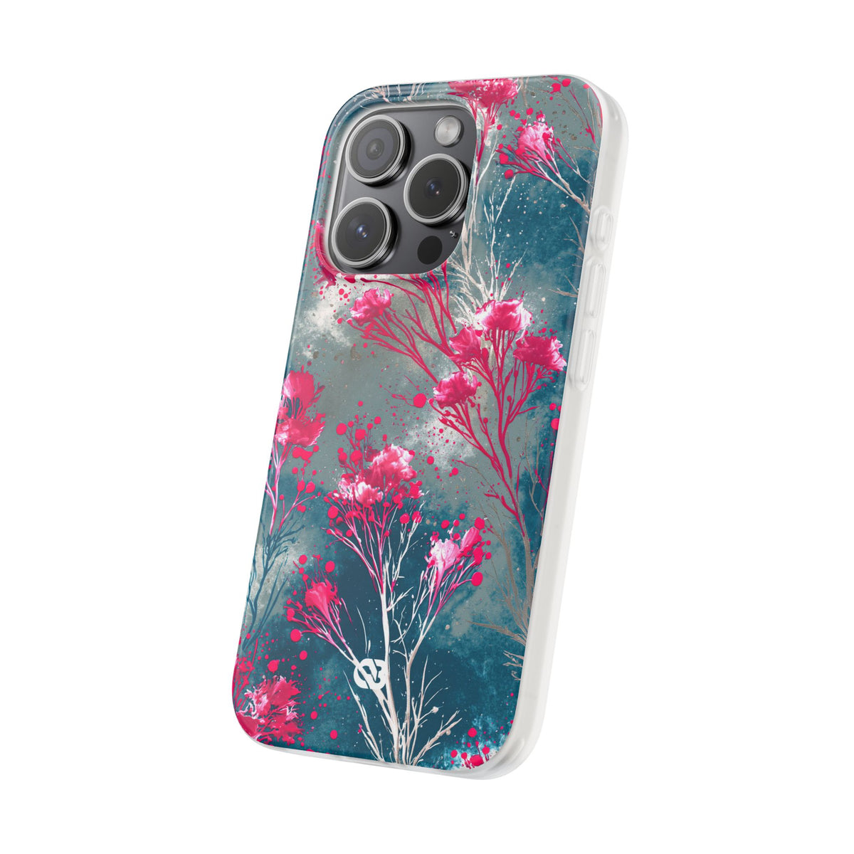 Cyber Blossom · Lite Phone Case for iPhone ·  Teal