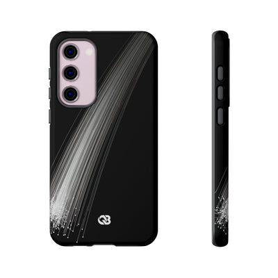 Black Tough Phone Case for Samsung - Linear Velocity Beam