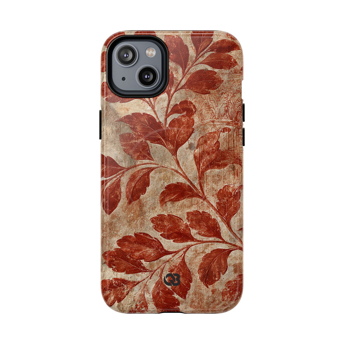 Terracotta Botanical Fresco · Tough 2.0 Magnetic Phone Case for iPhone · Red