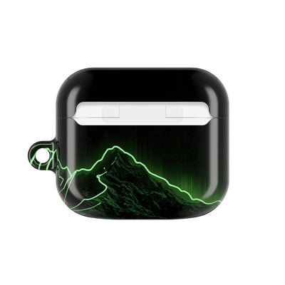 Nordic Mountain Contour · Hard Case for AirPods & AirPods Pro · Black