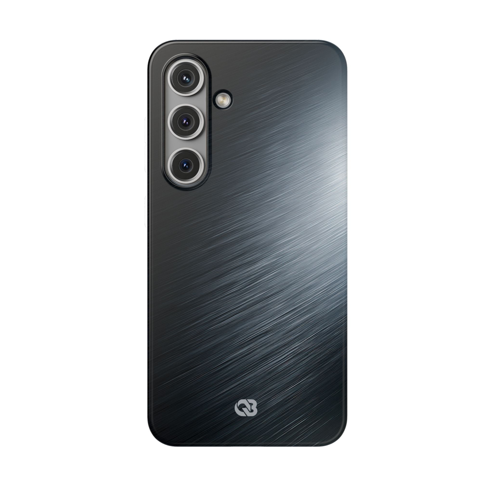 Grey Lite Phone Case for Samsung - Charcoal Brushed Steel