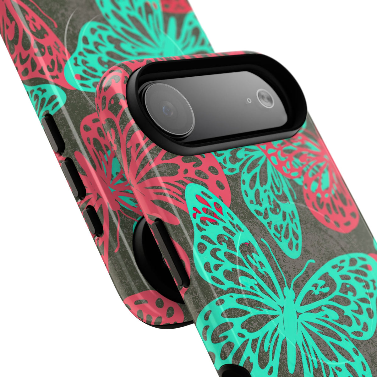 Electric Papillon · Tough 2.0 Magnetic Phone Case for iPhone · Pink