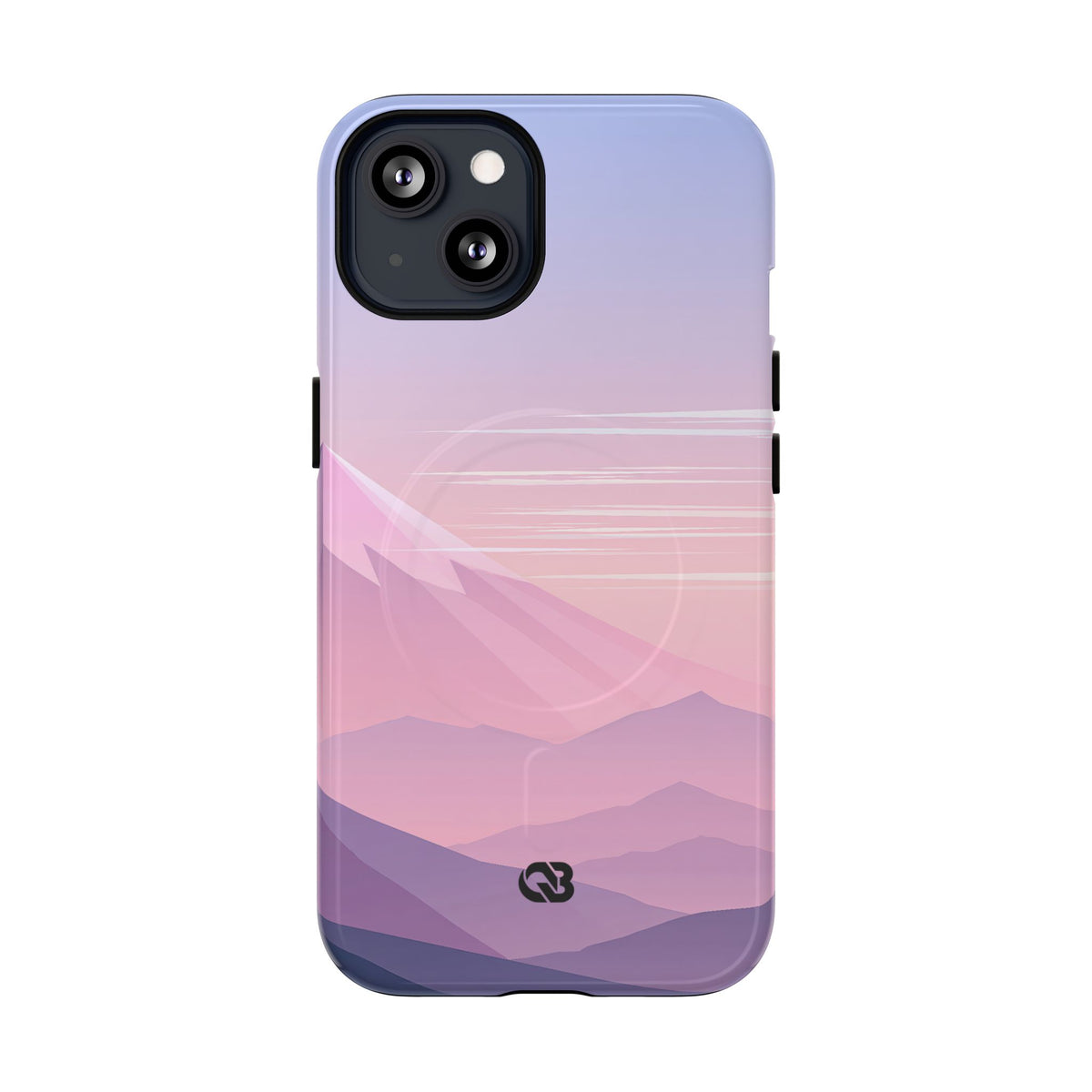 Alpine Twilight · Tough 2.0 Magnetic Phone Case for iPhone · Pink