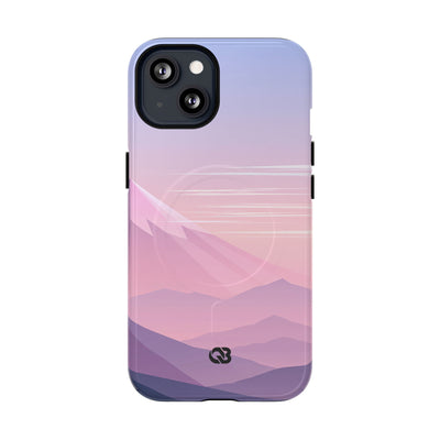 Alpine Twilight · Tough 2.0 Magnetic Phone Case for iPhone · Pink