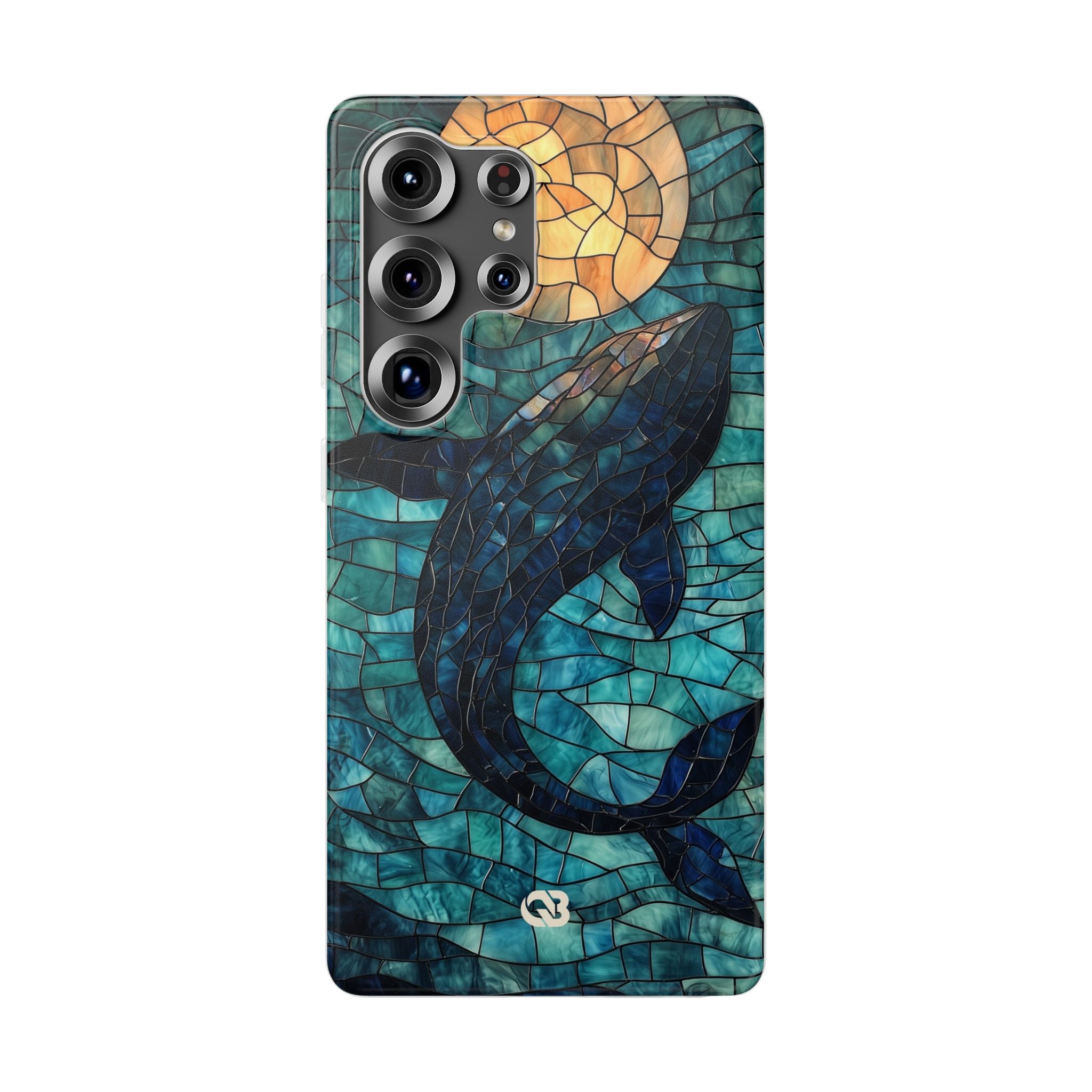 Stained Moon Whale · Soft Handyhülle für Samsung