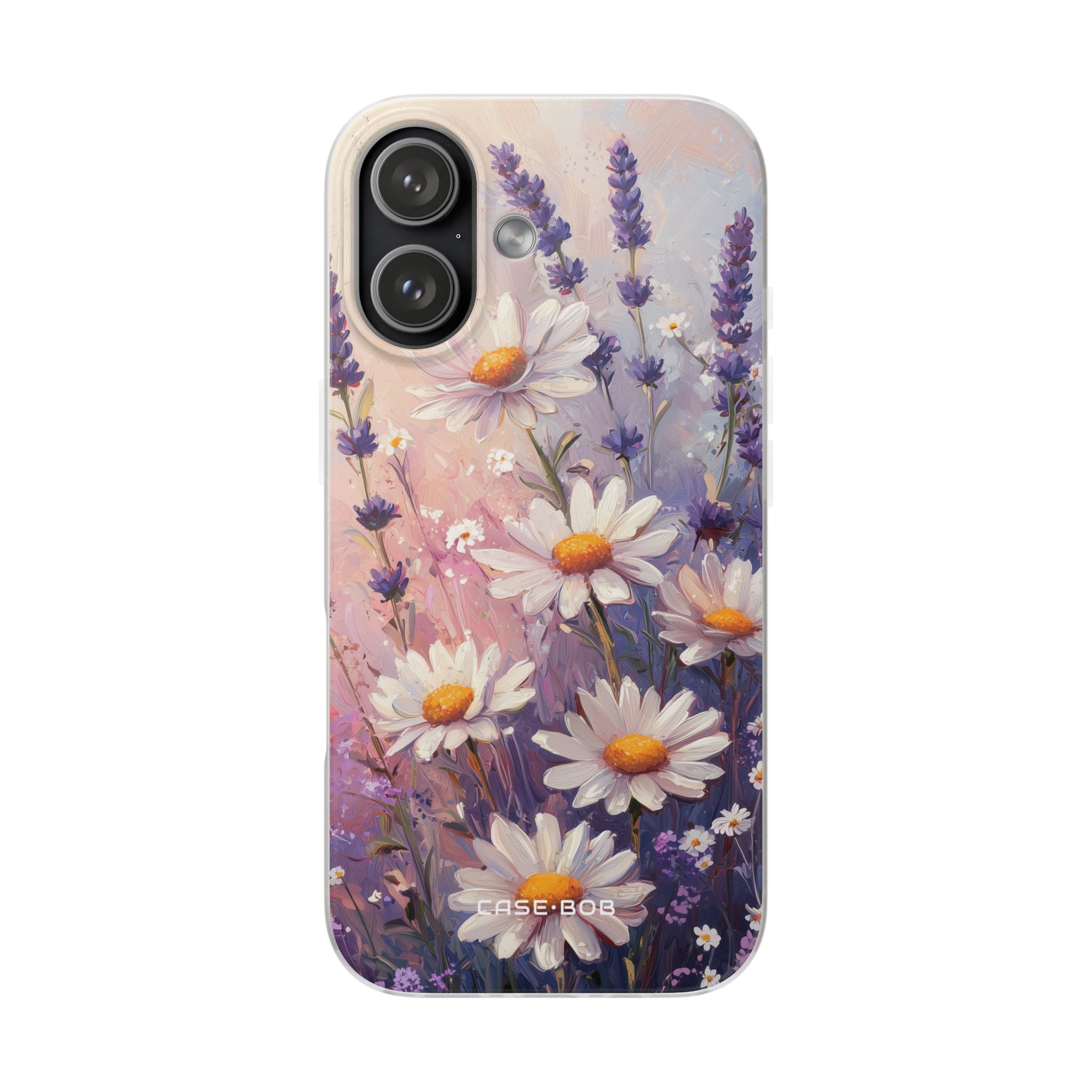 Daisy Lavender Bloom iPhone 17 Case - Soft - CASE•BOB