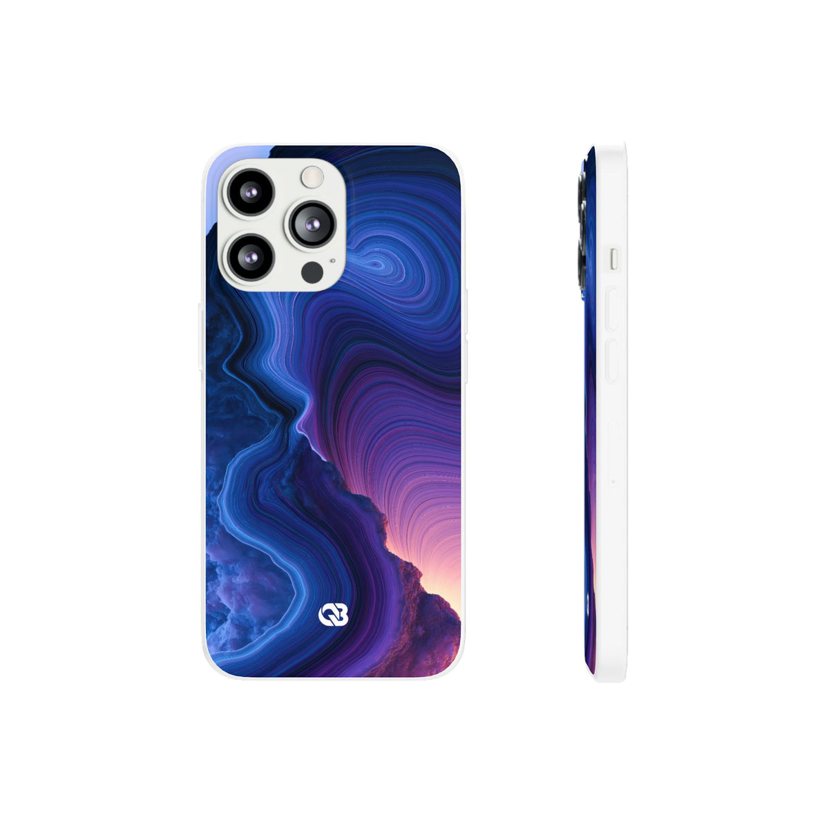 Radiant Strata · Lite Phone Case for iPhone ·  Blue