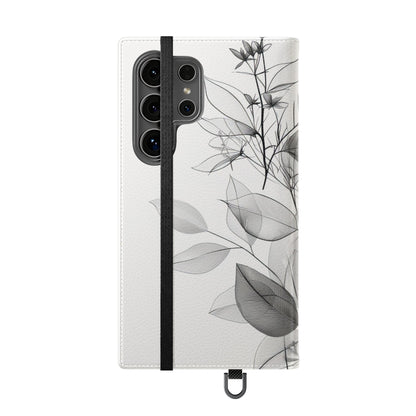 Silver Leaves - Samsung S24 Ultra Case - Wallet