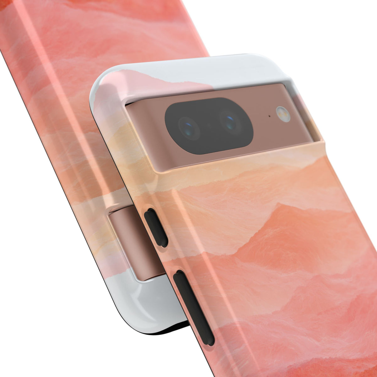 Alpenglow Ridge Vista · Tough Phone Case for Pixel ·  Orange