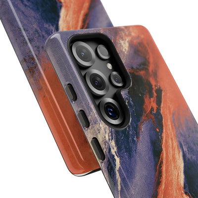 Solar Aura Drift · Tough Phone Case for Samsung · Orange