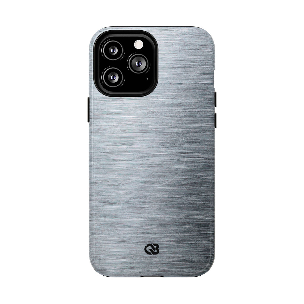 Brushed Aluminum · Tough 2.0 Magnetic Phone Case for iPhone · Silver