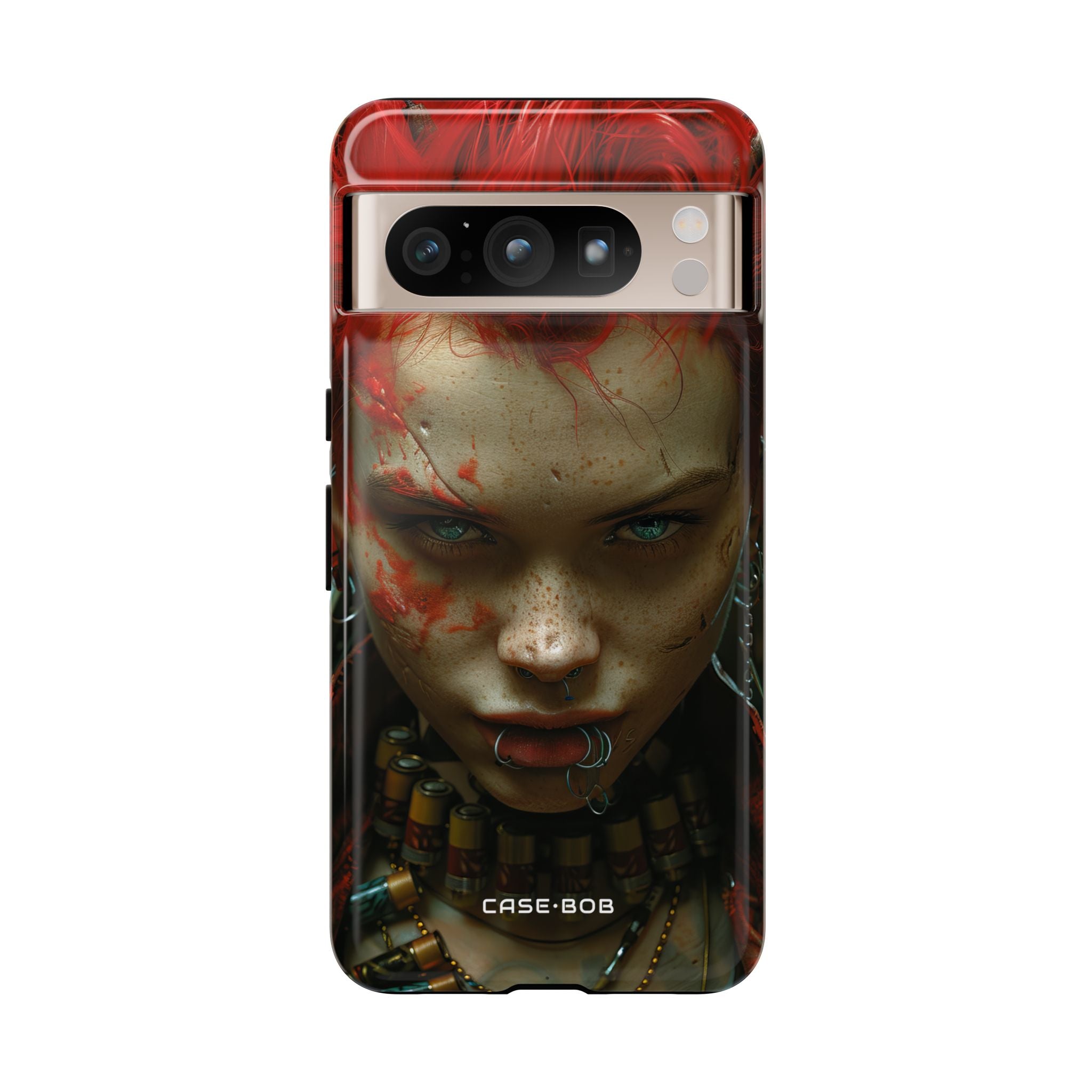 Roter Spike Blick Google Pixel 8 Pro Case - Tough