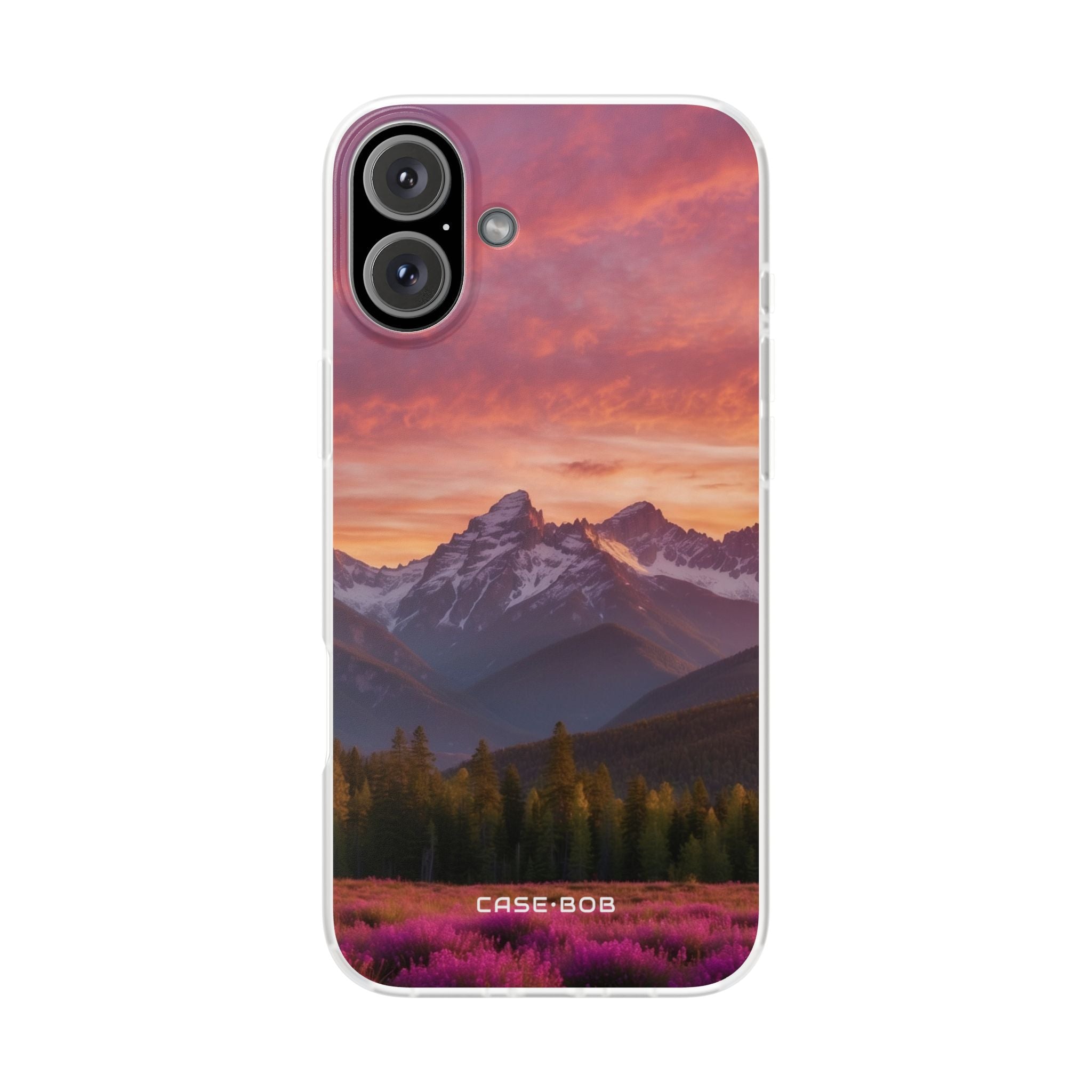 Snowcap Bloom iPhone 16 Plus Cover - Blød