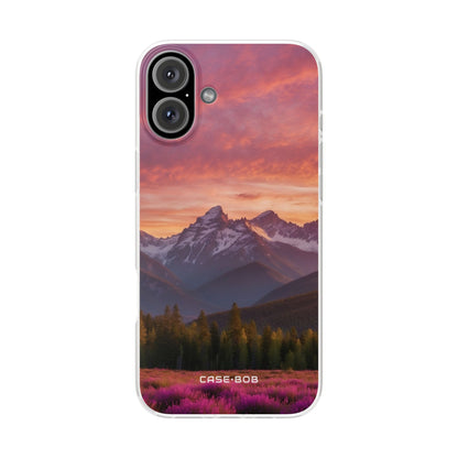 Snowcap Bloom iPhone 16 Plus Cover - Blød