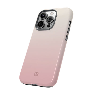 Pink Tough Phone Case for iPhone - Frosted Blush Horizon