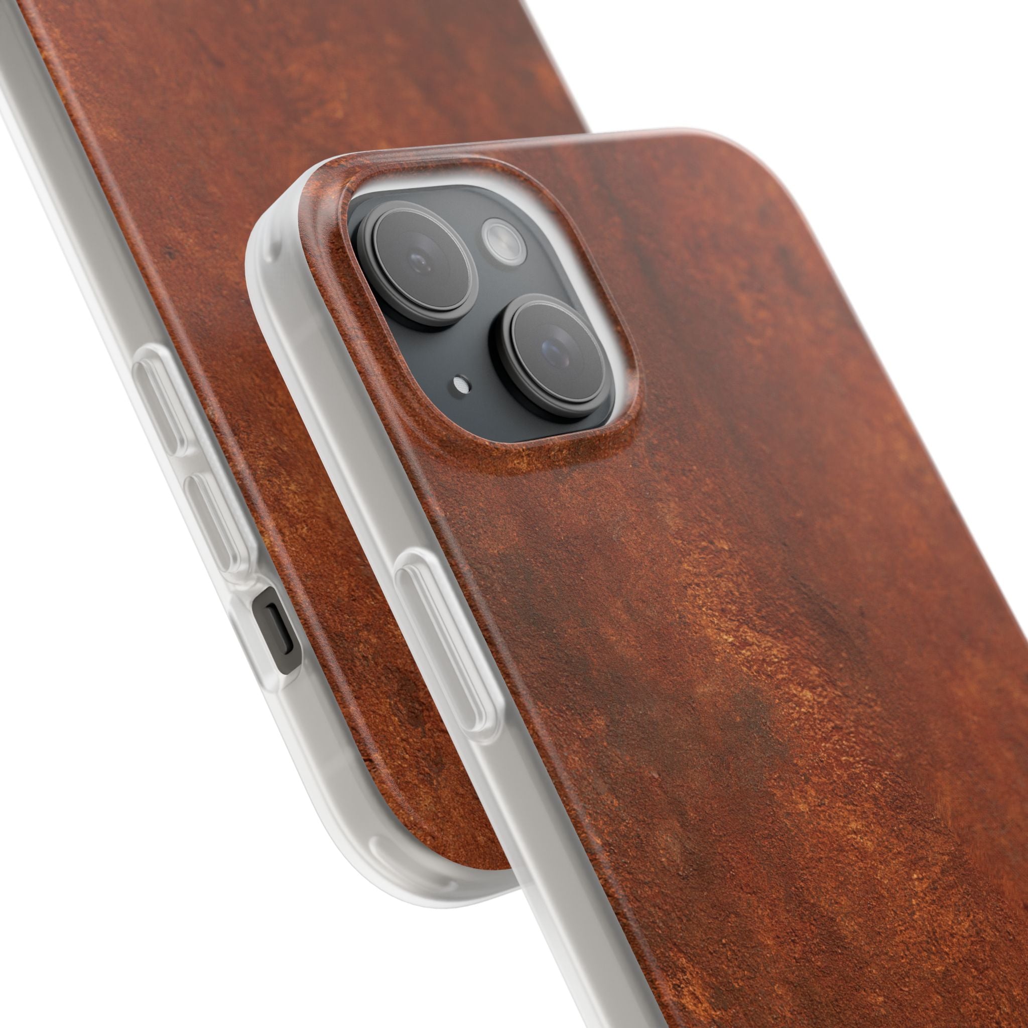 Orange Lite Phone Case for iPhone - Oxidized Iron Crust