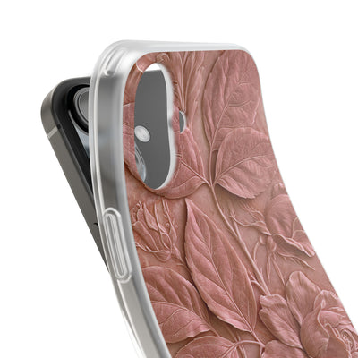 Blush Rose Relief · Lite Phone Case for iPhone ·  Pink
