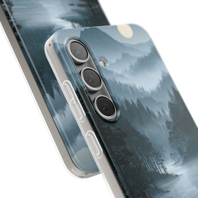 Silent Nordic Fjord · Lite Phone Case for Samsung · Blue