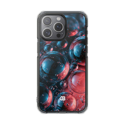 Aqua Gel Spheres · Clear Impact Magnetic Phone Case for iPhone · Blue