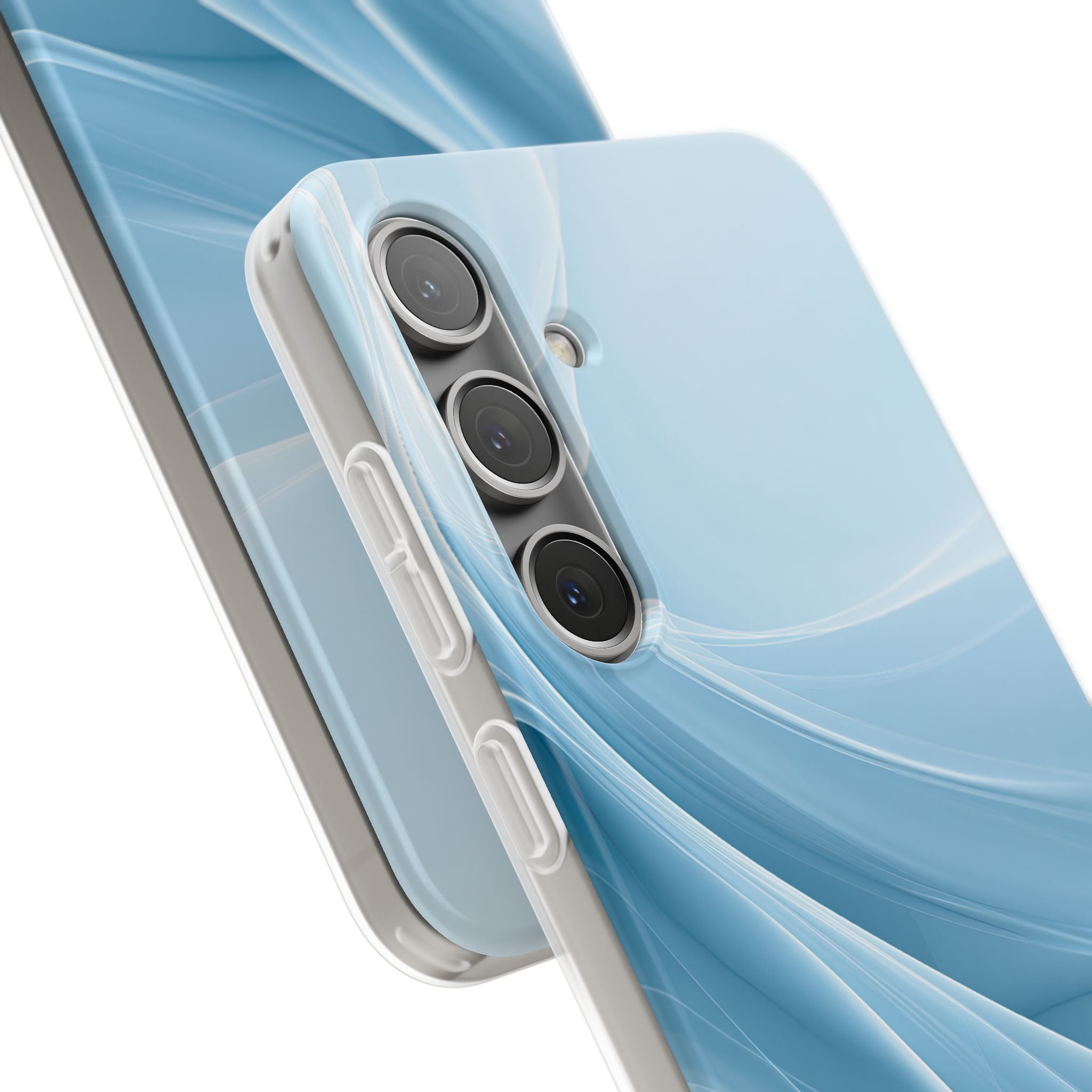 Blue Lite Phone Case for Samsung - Arctic Silk Drift