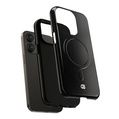 Black Tough 2.0 Magsafe Phone Case for iPhone - Brushed Obsidian Slate