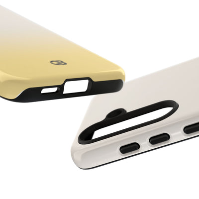 Solar Cream Ombre · Tough Phone Case for Samsung · Yellow