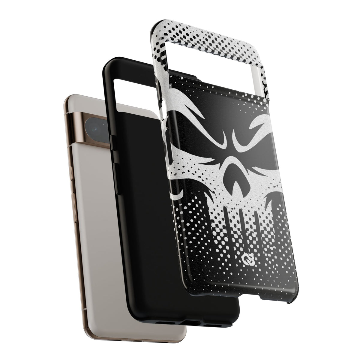 Phantom Halftone · Tough Phone Case for Pixel ·  Black