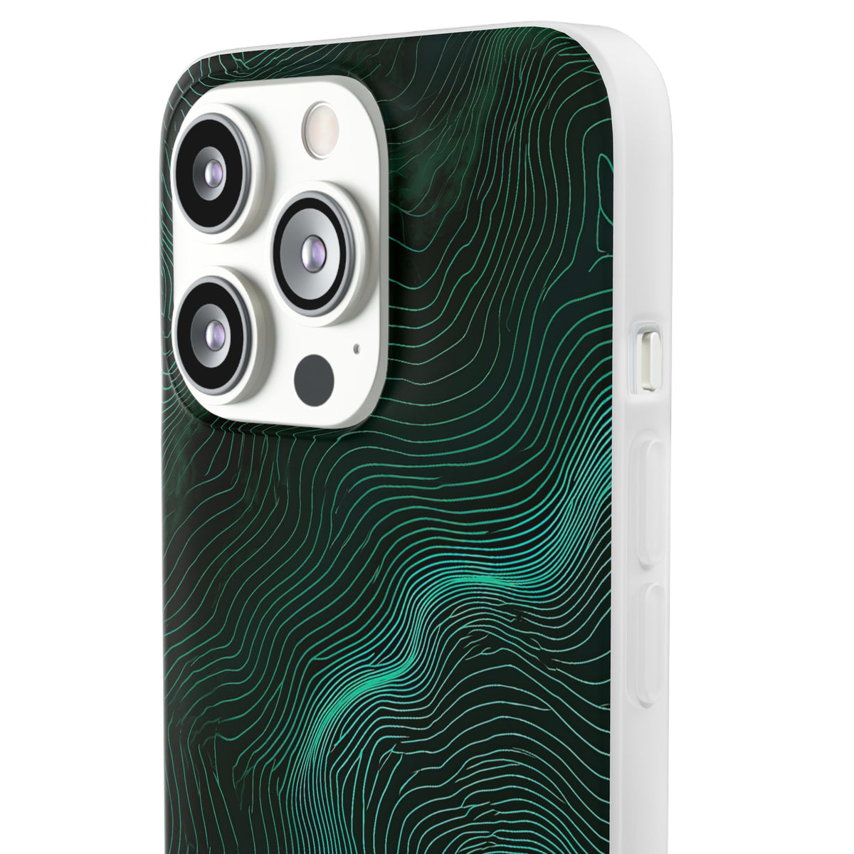 Emerald Topo Ridge · Lite Phone Case for iPhone ·  Green