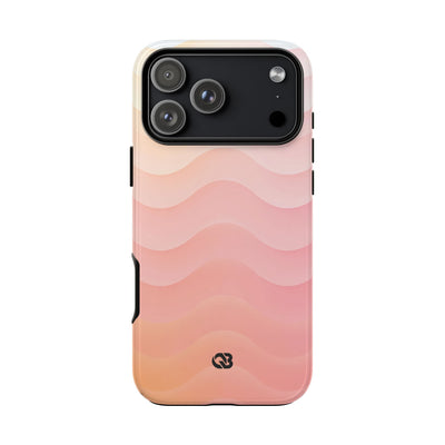 Blush Horizon Waves · Tough Phone Case for iPhone · Pink