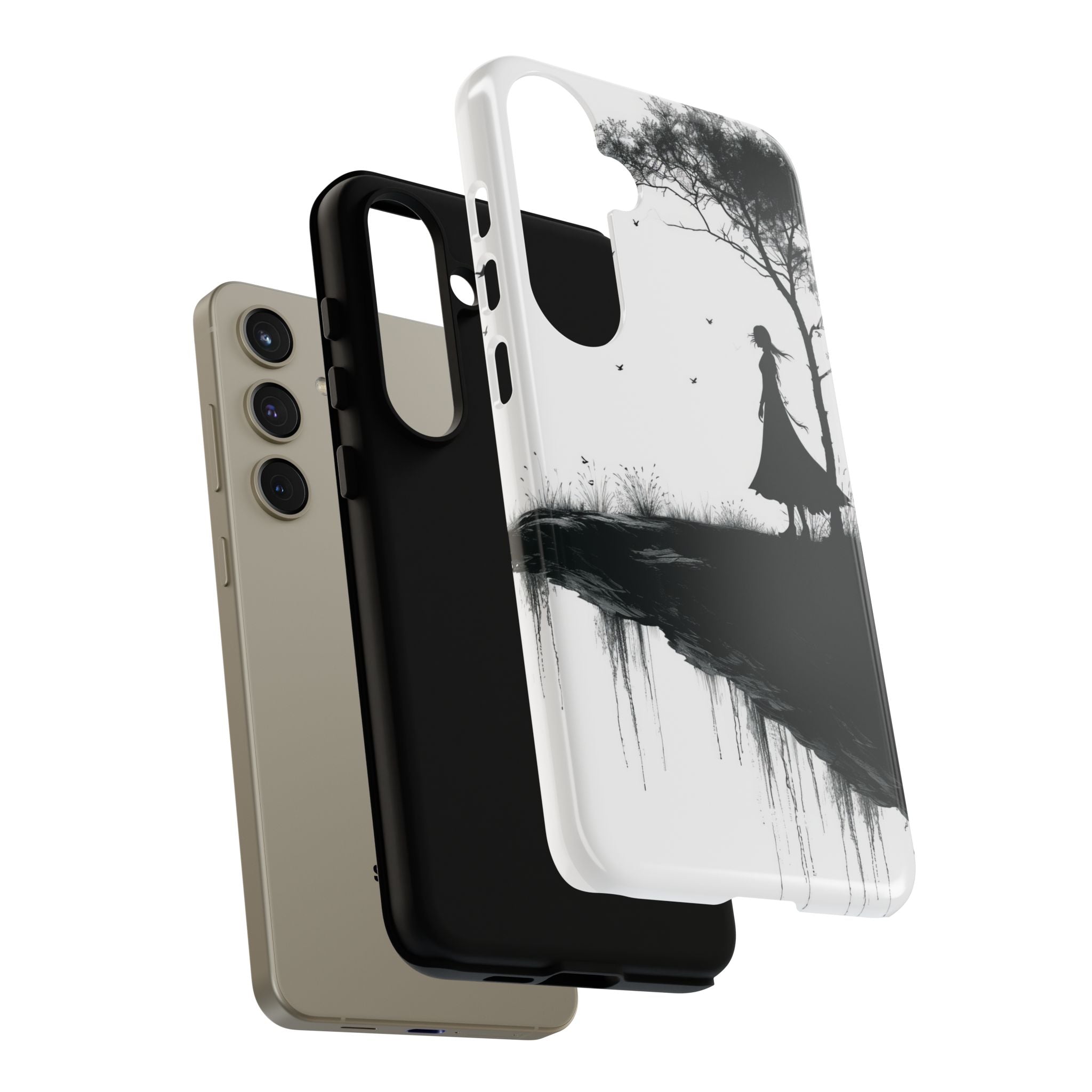 Cliffside Silhouette Samsung S24 Plus Case - Tough