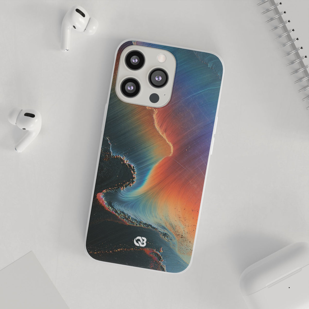 Prismatic Aura Shift · Lite Phone Case for iPhone ·  Blue