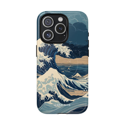 Cresting Blue Wave iPhone 15 Pro Case - Tough+