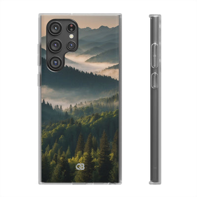 Foggy Mountain Ridge · Soft Phone Case for Samsung