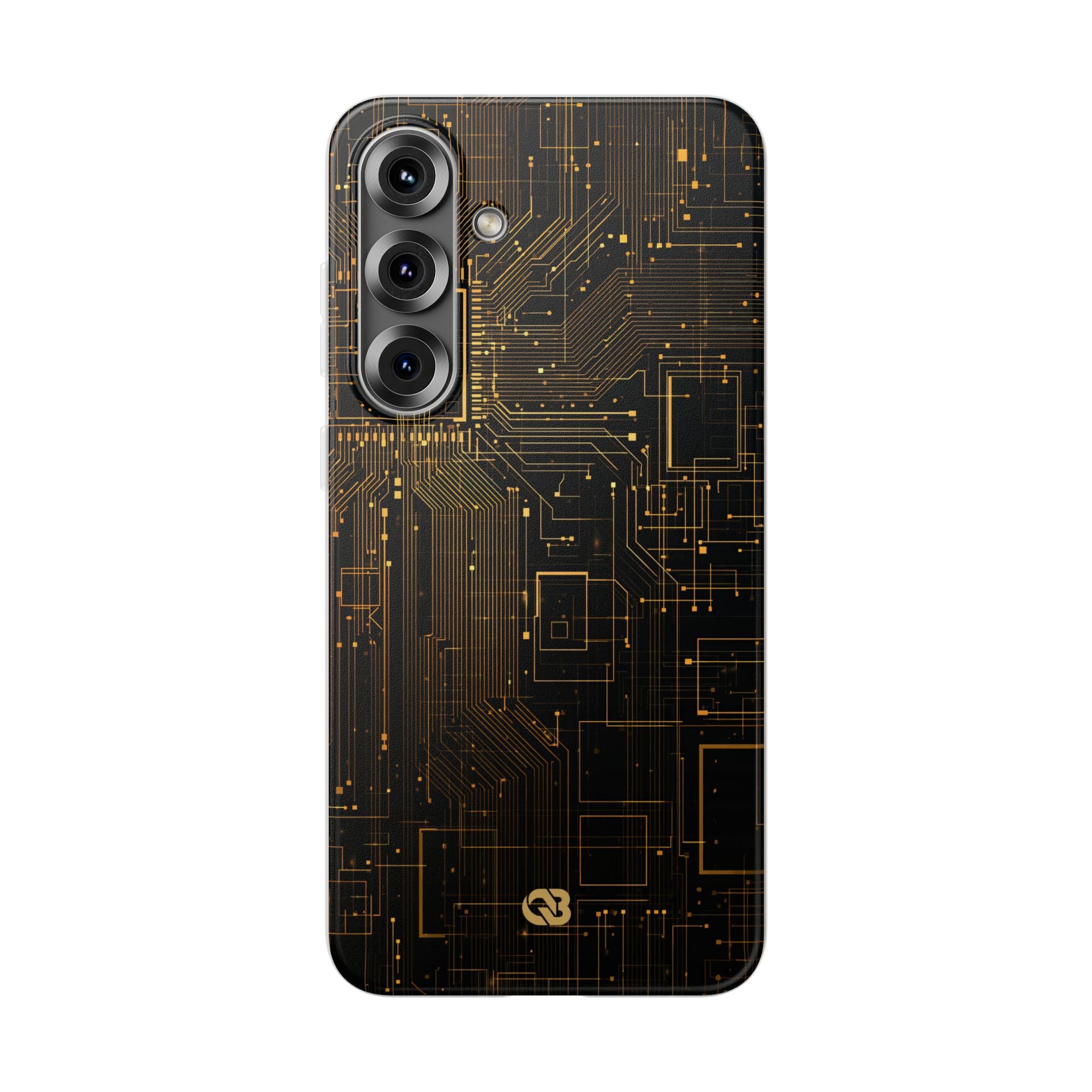 Gold Lite Phone Case for Samsung - Amber Core Mainframe