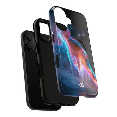 Neon Waveform · Tough 2.0 Magnetic Phone Case for iPhone · Black