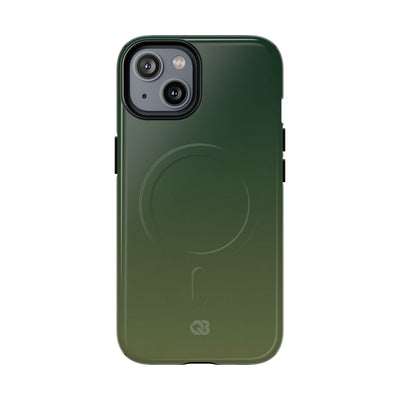 Green Tough 2.0 Magsafe Phone Case for iPhone - Shadow Moss Grain