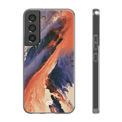 Solar Aura Drift · Lite Phone Case for Samsung · Orange