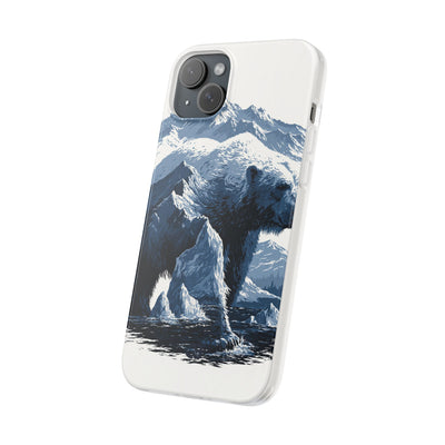 Fjord Summit Bear · Lite Phone Case for iPhone ·  Blue