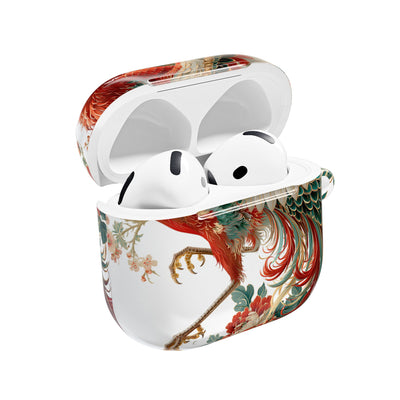 Vermilion Imperial Phoenix · Hard Case for AirPods & AirPods Pro · Red