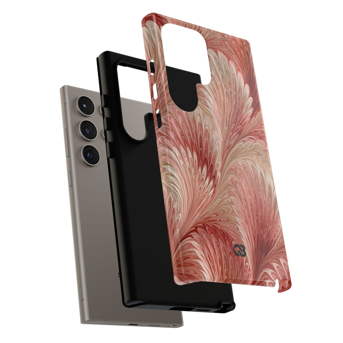 Blush Petal Plume · Tough Phone Case for Samsung · Pink